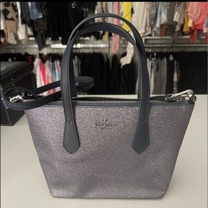 Kate Spade metallic mini tote